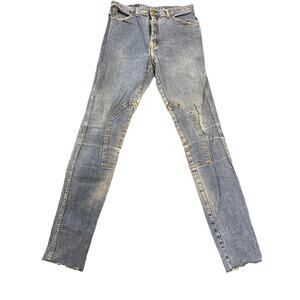 Hac Tac-Womens Jodhpurs HT146 (Horse Riding Jeans) Denim-UK size 18(34 waist)